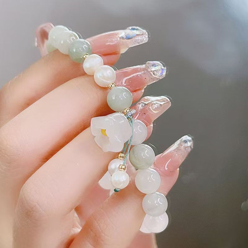 Youlan qian ya Hetian jade hand string female