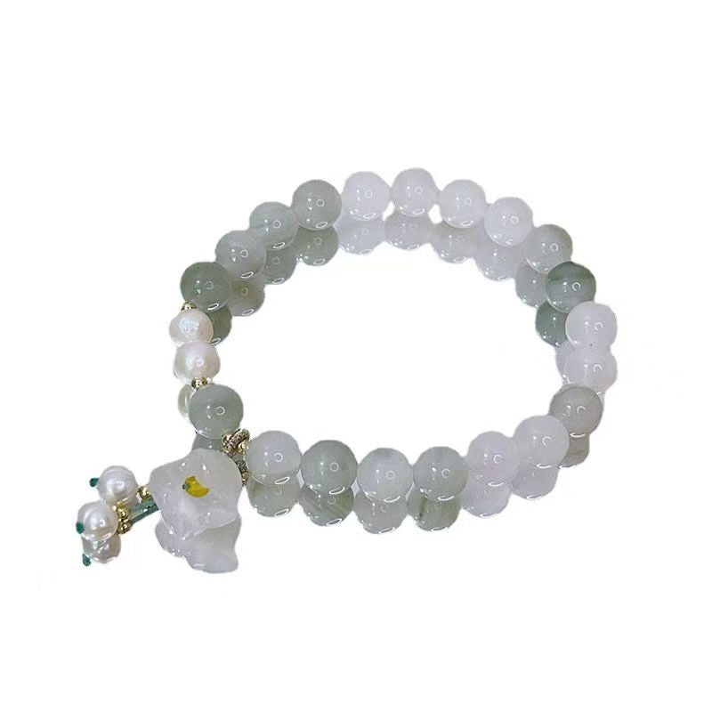 Youlan qian ya Hetian jade hand string female