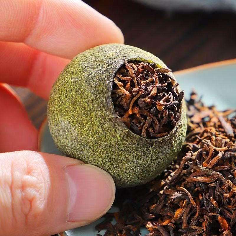 Pu-erh tea with mandarin orange