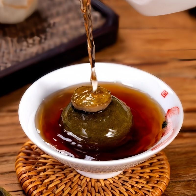 Pu-erh tea with mandarin orange