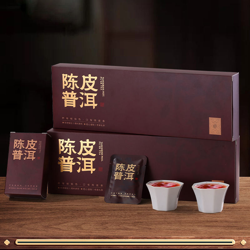 Orange peel Pu-erh tea