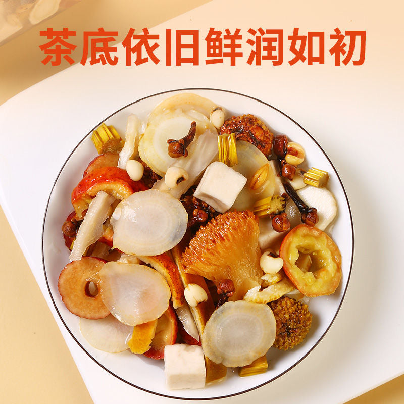 Monkey head mushroom clove sea buckthorn tea stomach disease flatulence acid reflux health tea