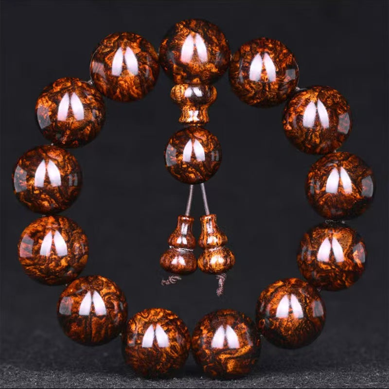 Authentic golden sandalwood bracelet