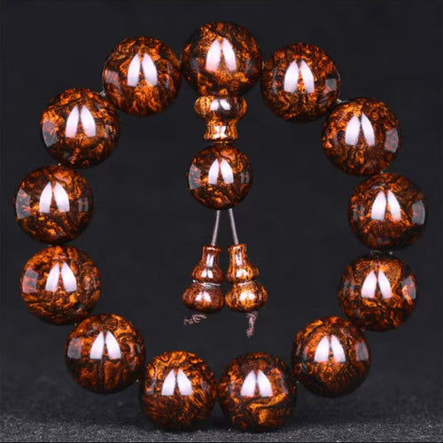 Authentic golden sandalwood bracelet